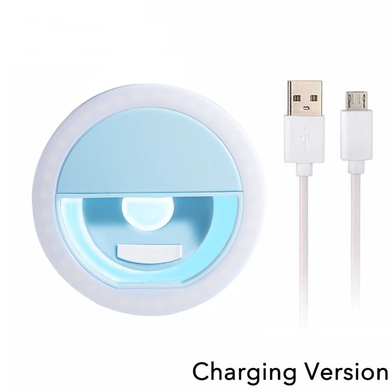 LED Selfie Ring Light with Phone Clip