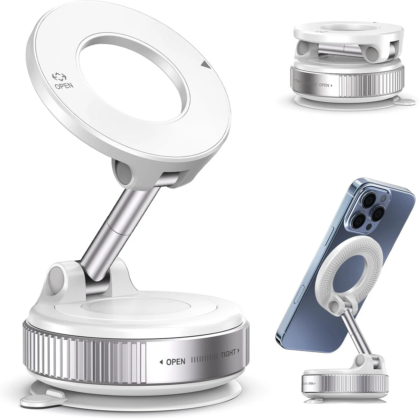 Magnetic Suction Cup Phone Mount for Magsafe 360°