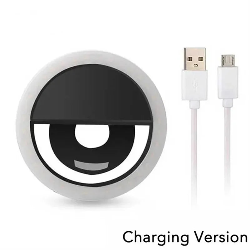 LED Selfie Ring Light with Phone Clip