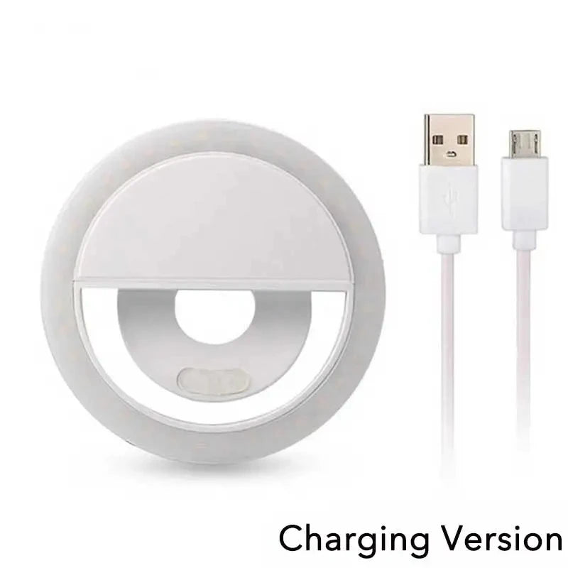 LED Selfie Ring Light with Phone Clip