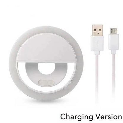LED Selfie Ring Light with Phone Clip